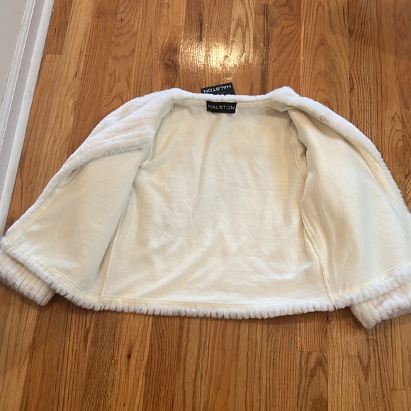 Halston Faux Fur Jacket - Picture 6 of 7